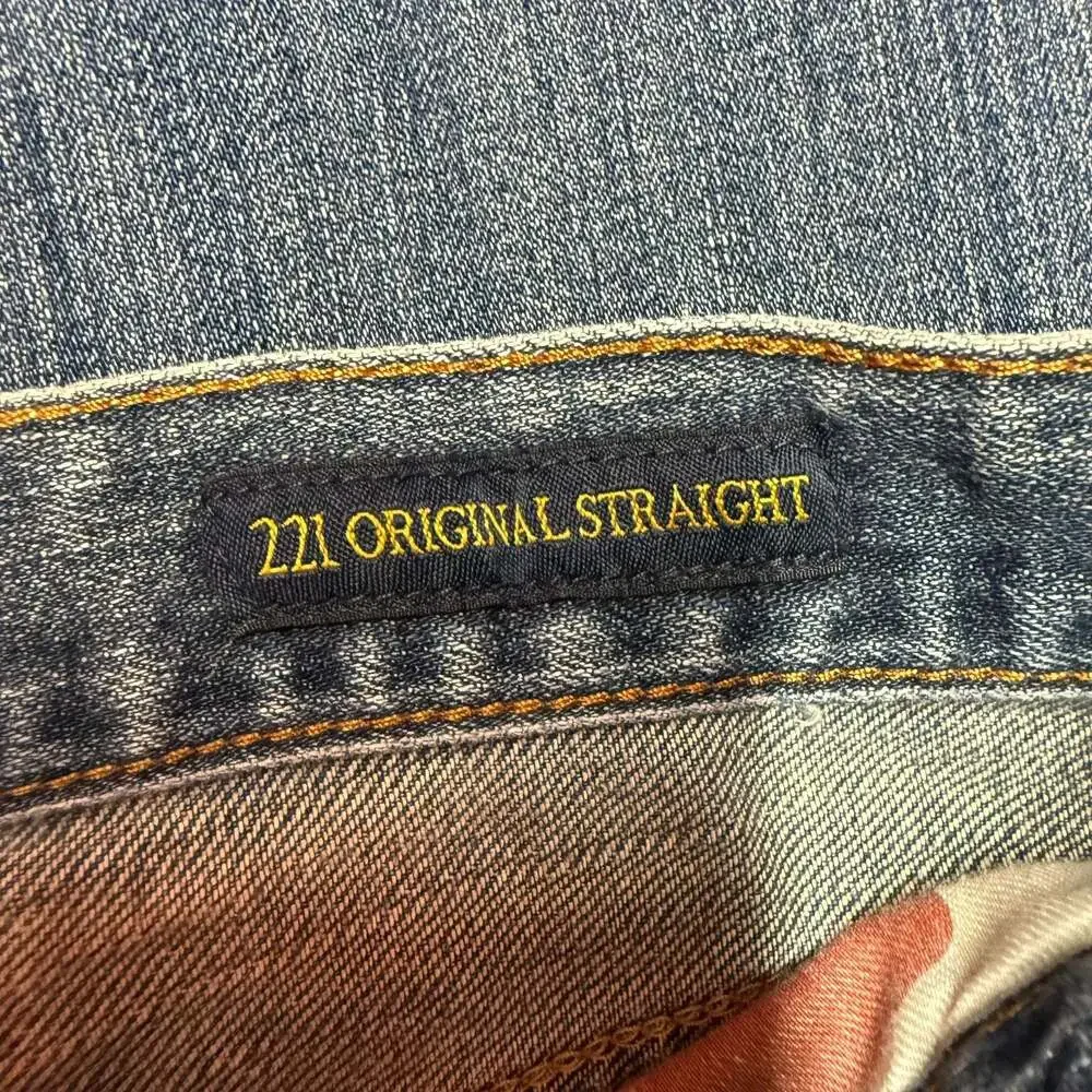 Lucky Brand 221 Original Straight Leg Blue Denim Jeans Men's 38x30